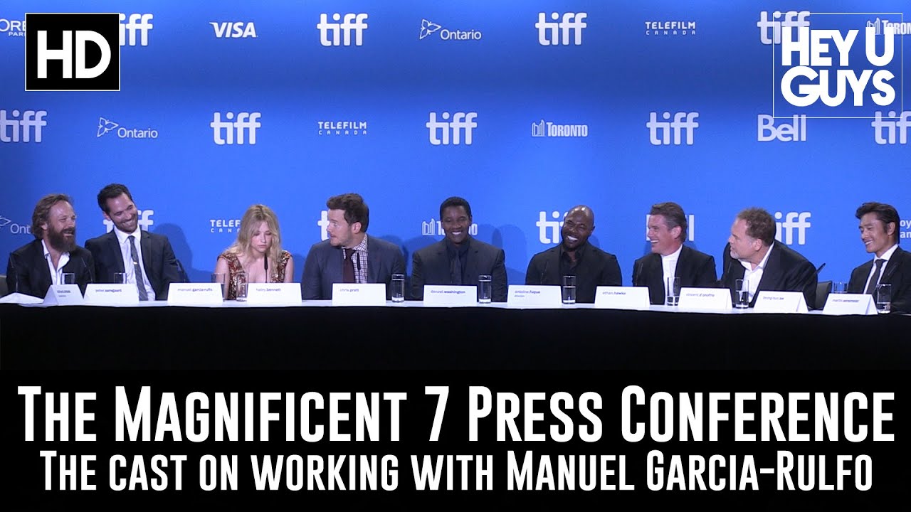 The Magnificent Cast on Working with Manuel Garcia-Rulfo - The Magnificent Seven (TIFF 2016)