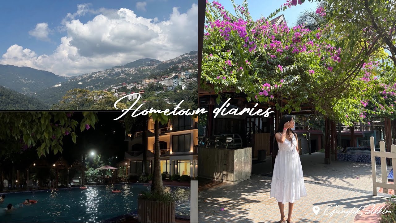 Hometown diaries ⛰️ | Gangtok, Sikkim | Vlog | Going Out | Food | Family | Swim🏊‍♀️ 
