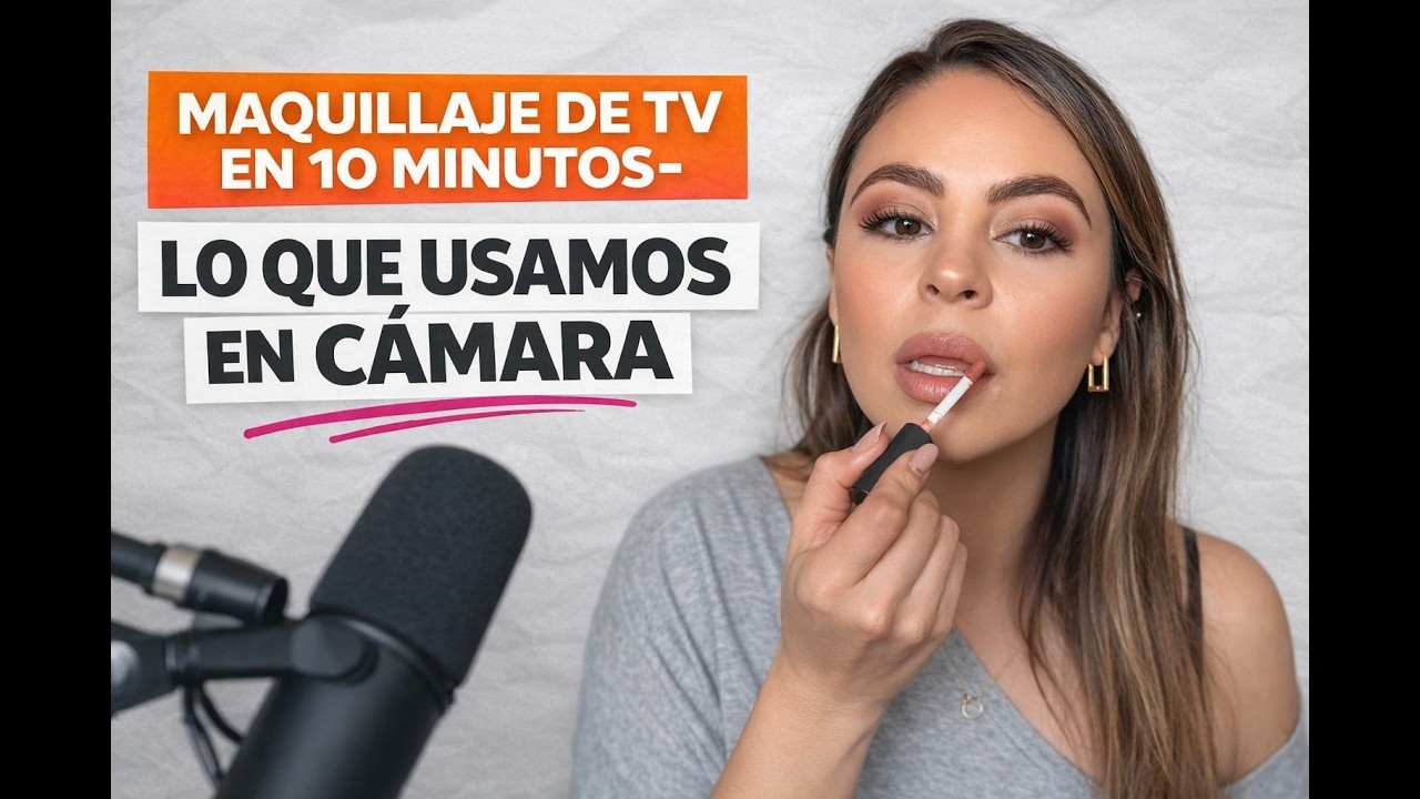 Mi rutina de maquillaje (natural) para salir en cámara