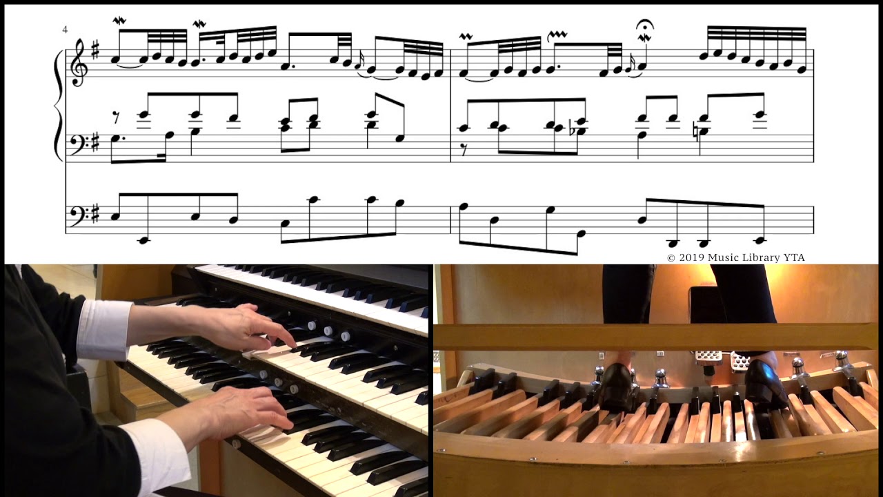 J.S. Bach, BWV 641, Wenn wir in höchsten Nöthen sein (Sheet music 楽譜)