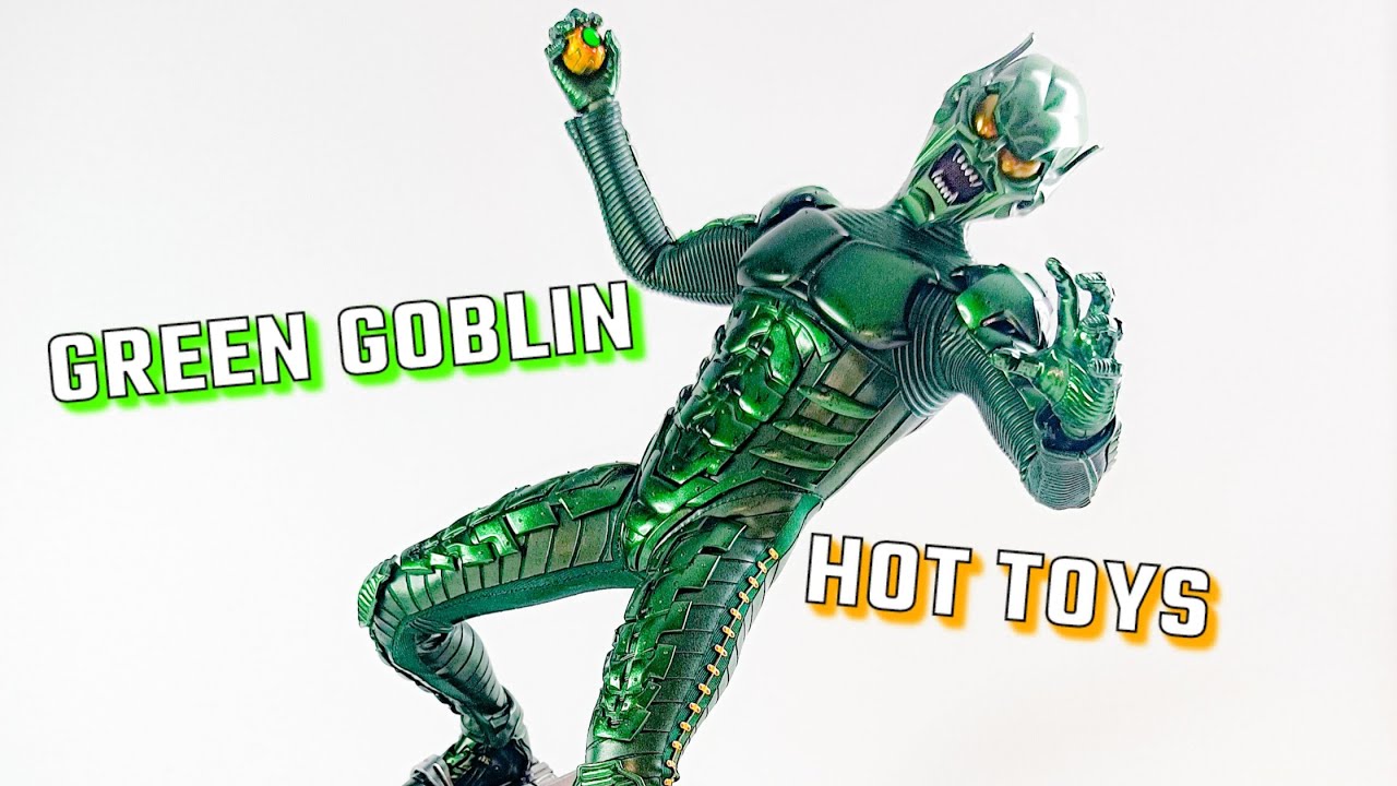Hot Toys Spider-Man No Way Home Green Goblin Deluxe version figure, fr figurine bouffon vert