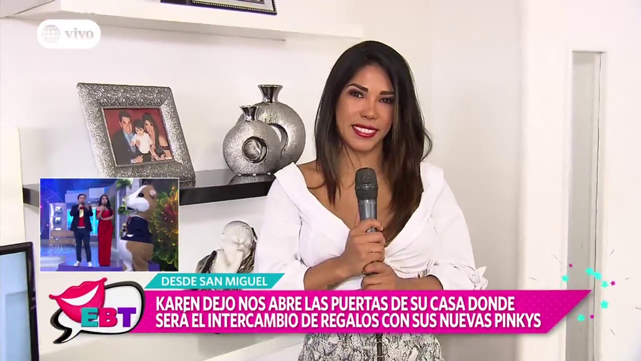 Karen Dejo presentó la exclusiva casa que comparte con su hija Mía