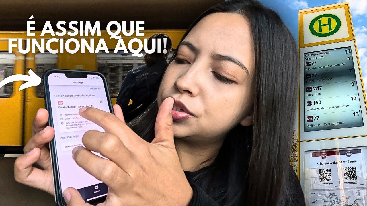 Sobrevivendo ao TRANSPORTE Público na ALEMANHA | Dicas para RECÉM CHEGADOS