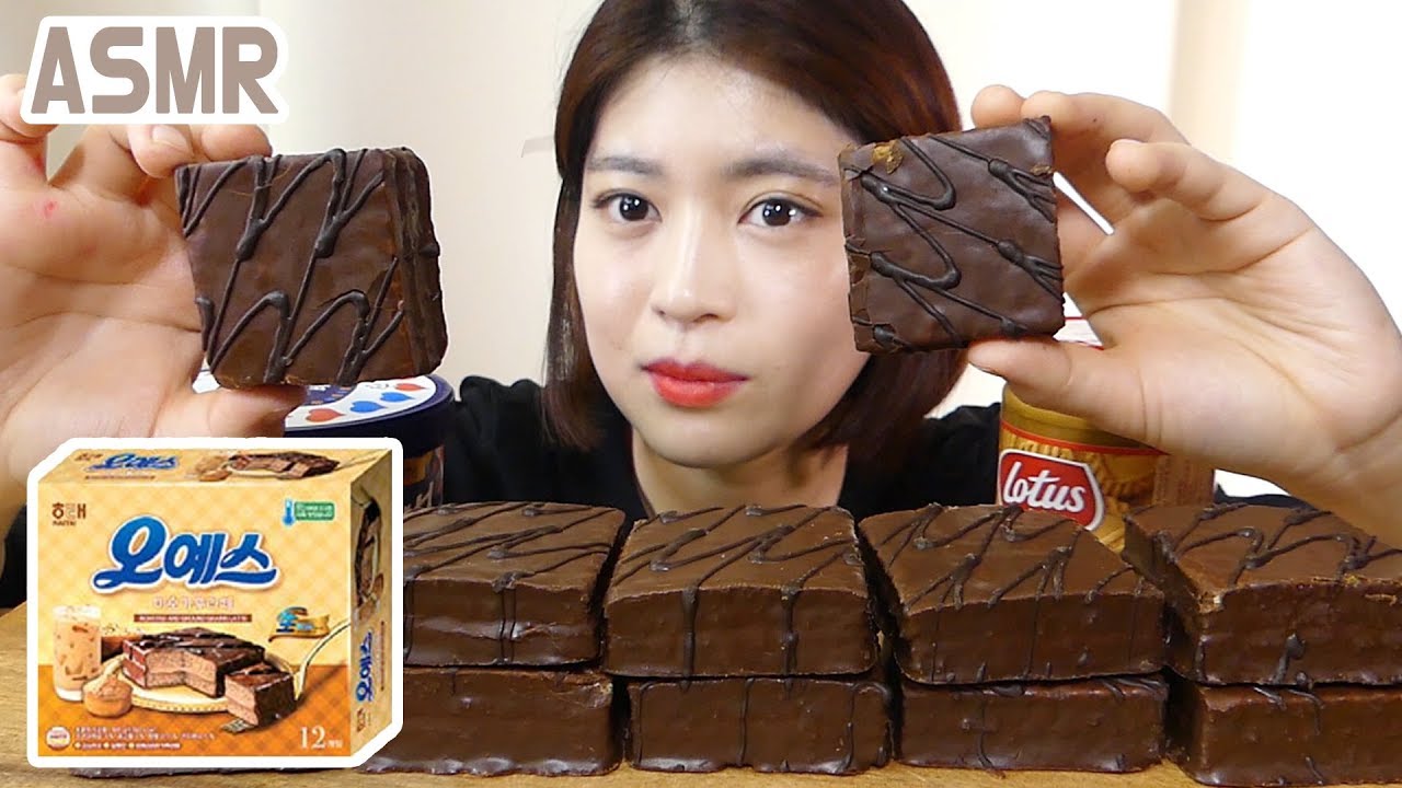 오예스 미숫가루 라떼 ASMR 리얼 사운드 먹방 | ROASTED AND GROUND GRAINS LATTE | オーイエス | Real Sound Mukbang ♥