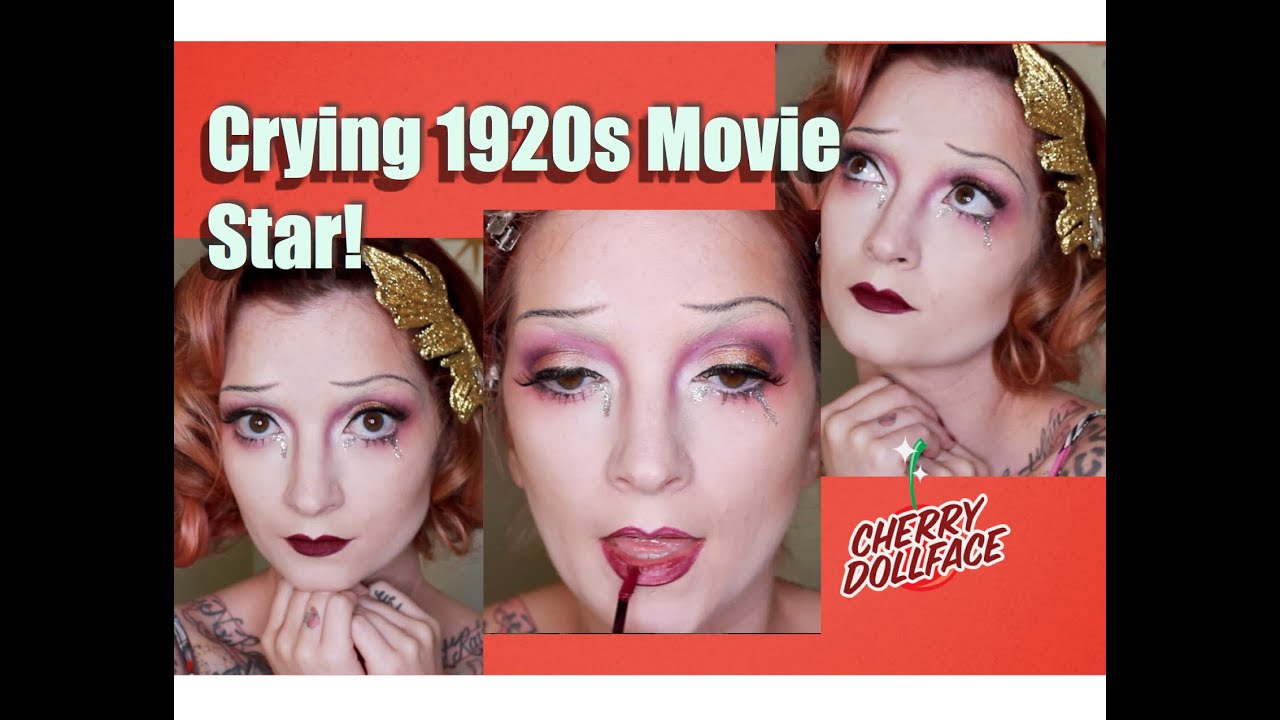 Halloween Tutorail: Crying 1920s Silent Movie Star! by CHERRY DOLLFACE