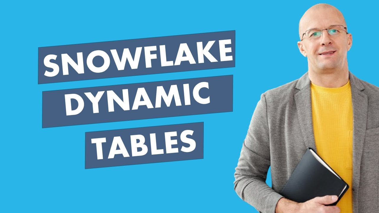 Как преобразовывать данные в Snowflake | Используйте динамические таблицы Snowflake как профессионал