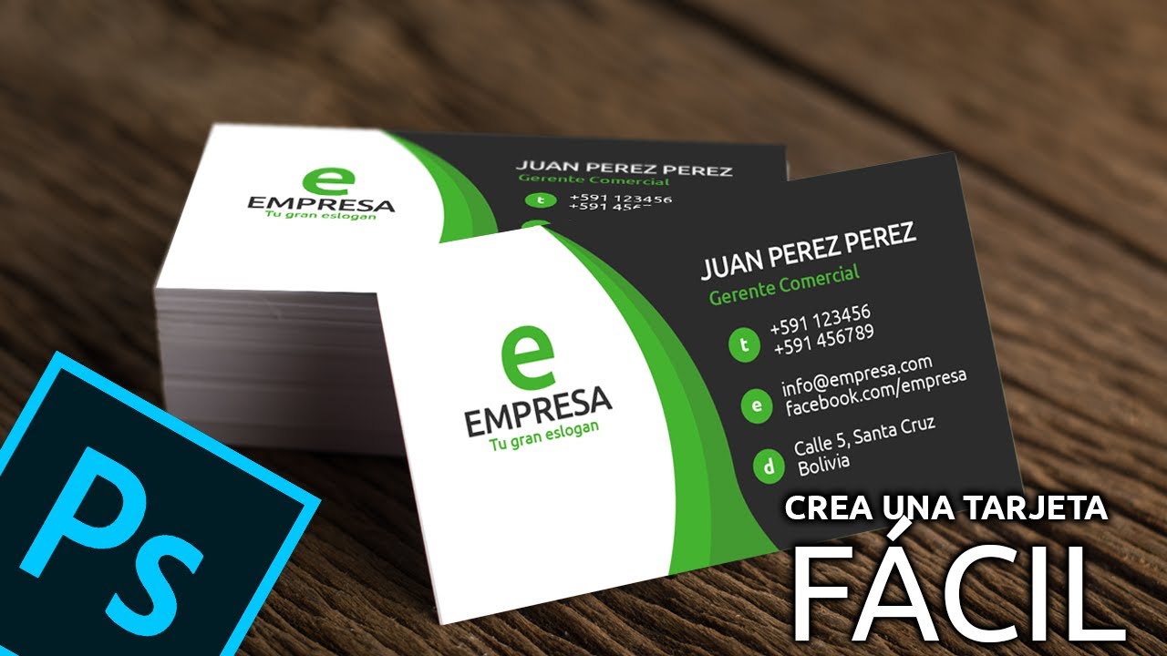 🔥 Cómo hacer una Tarjeta con Photoshop CC 2020 ( FÁCIL Y RÁPIDO)🔥