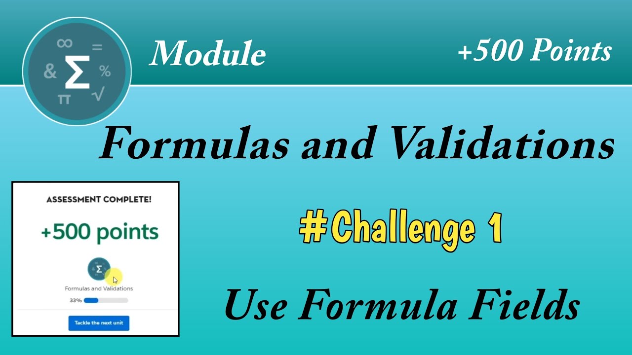 Use Formula Fields | Formulas and validations | Salesforce | Trailhead
