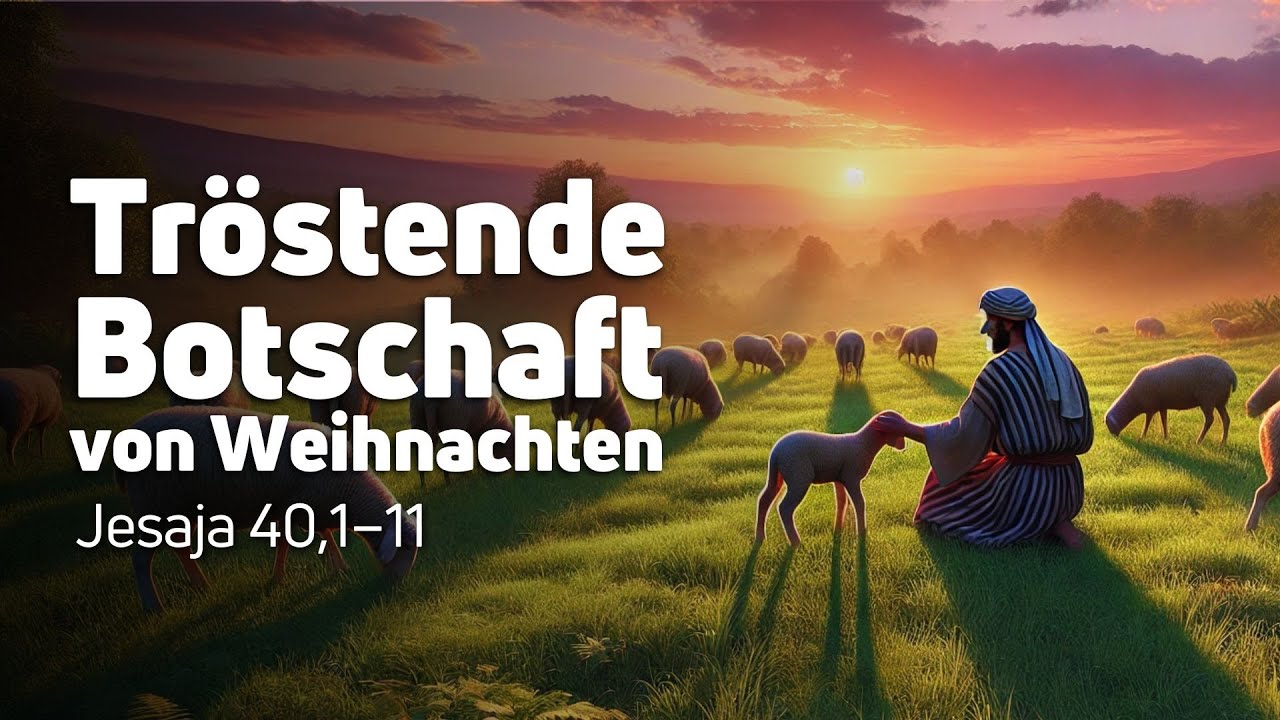 Jesaja 40,1–11 | Tröstende Botschaft von Weihnachten | Paul Walger