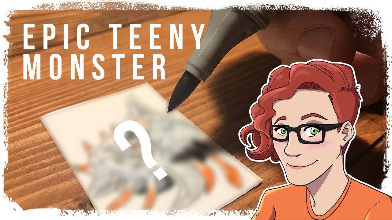 Teeny Monster Mash! - Teeny Weeny Art Challenge