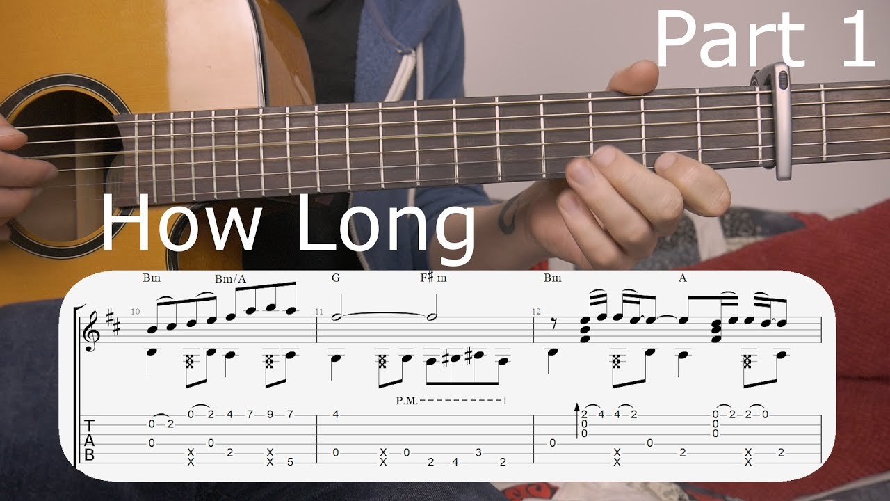Learn to Play - How Long (Charlie Puth) - Fingerstyle Guitar Tutorial Part 1