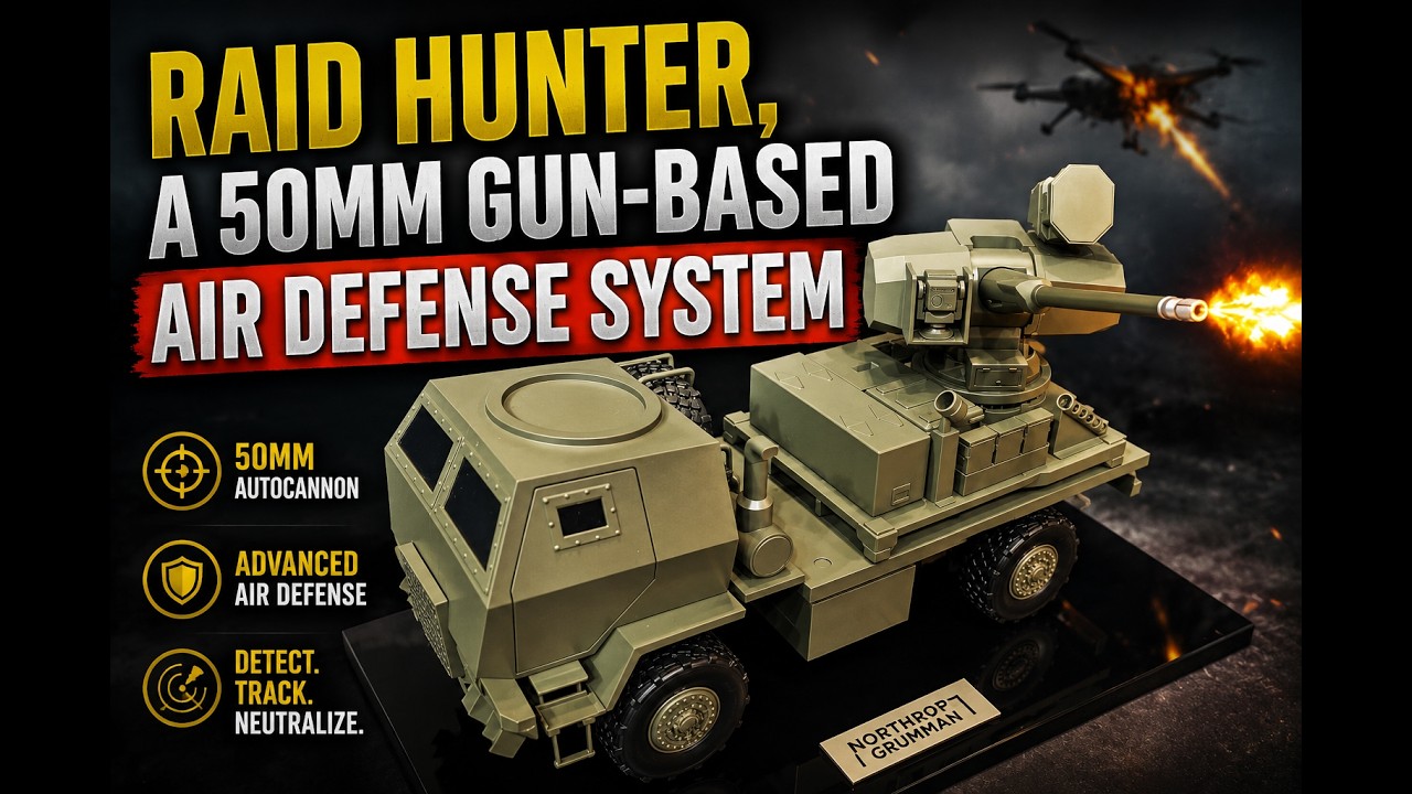 Raid Hunter: Northrop&rsquo;s new gun-based air defense system