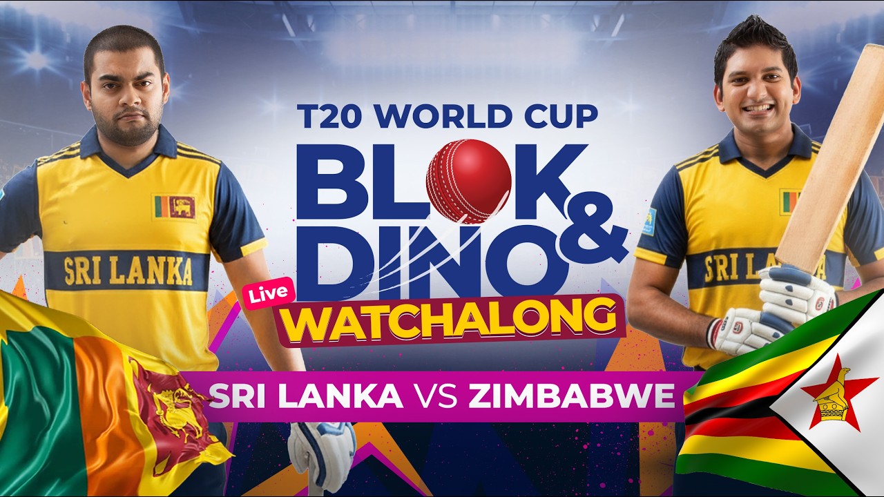SL vs ZIM | T20 World Cup 2026 | Live Watchalong with Blok & Dino