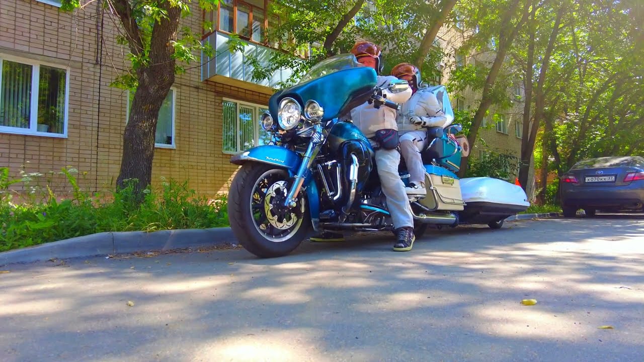 Маленькое путешествие с Котом и прицепом на фестиваль на Харлее!