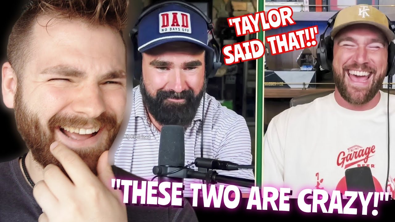 TRAVIS and JASON KELCE discussing TAYLOR SWIFT & TRAVIS'S Engagement for THE FIRST TIME | REACTION!