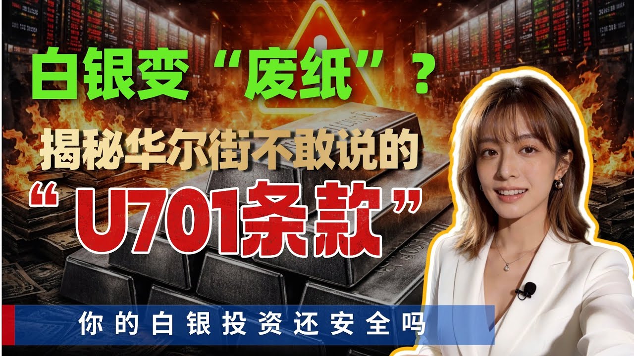 ⚠️2026紧急预警：你的白银正在变成&ldquo;废纸&rdquo;！揭秘华尔街不敢说的&ldquo;U701条款&rdquo;#美股#投资#股票市场
