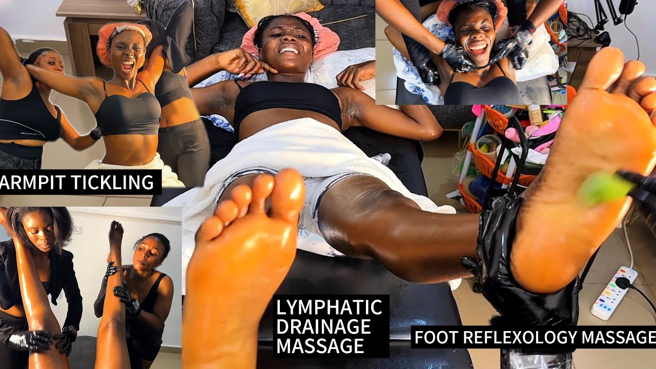 Massage Lymphatic Drainage, Foot Massage & Armpit Tickling Massage Techniques