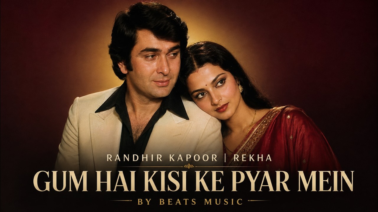 GUM HAI KISI KE PYAR ❤️| Classic love Remix |Old Bollywood Remix| BEATSMUSIC|Lata, Kishore #trending