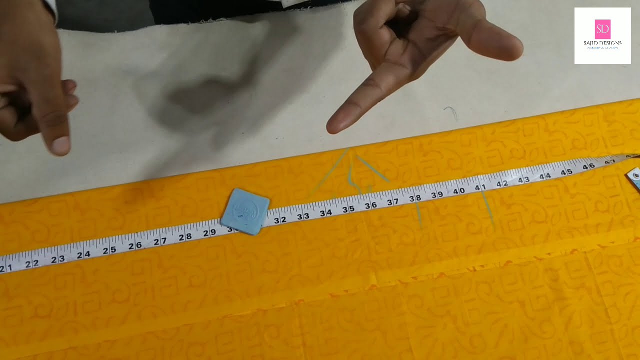 Simple Salwar Cutting with Easy Method by Sajid Designs