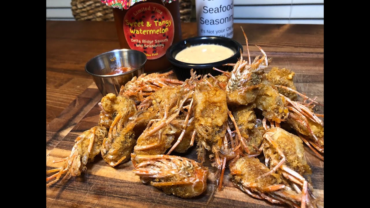Delicious Fried Shrimp Heads