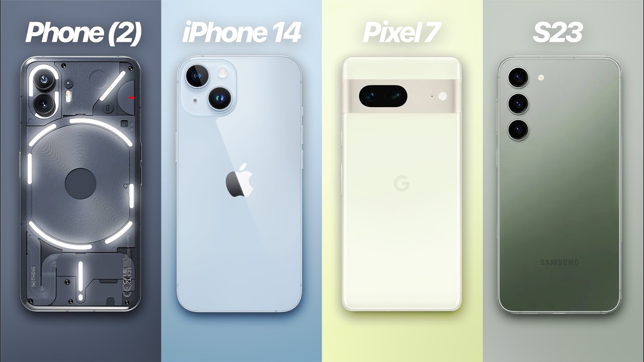 Nothing Phone 2 vs iPhone 14 vs S23 vs Pixel 7 - BEST 2023 Value Phone?