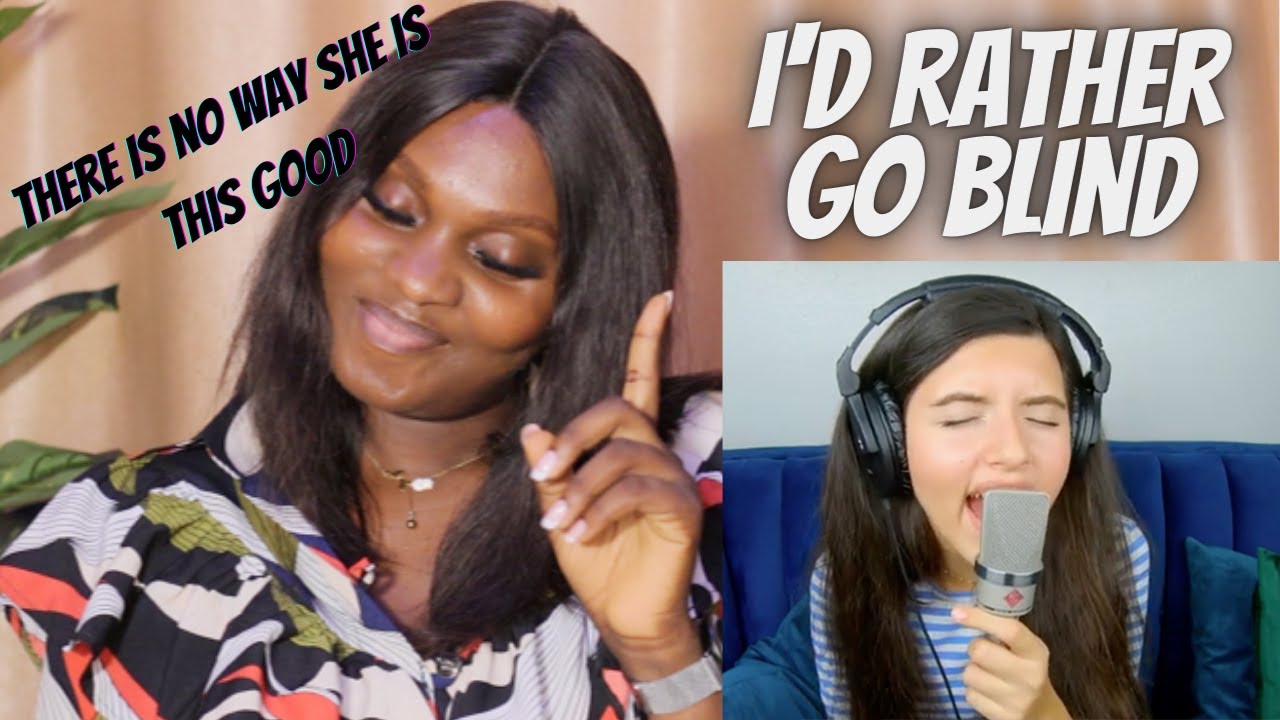First Time Hearing Angelina Jordan - I'd Rather Go Blind - Reaction Video