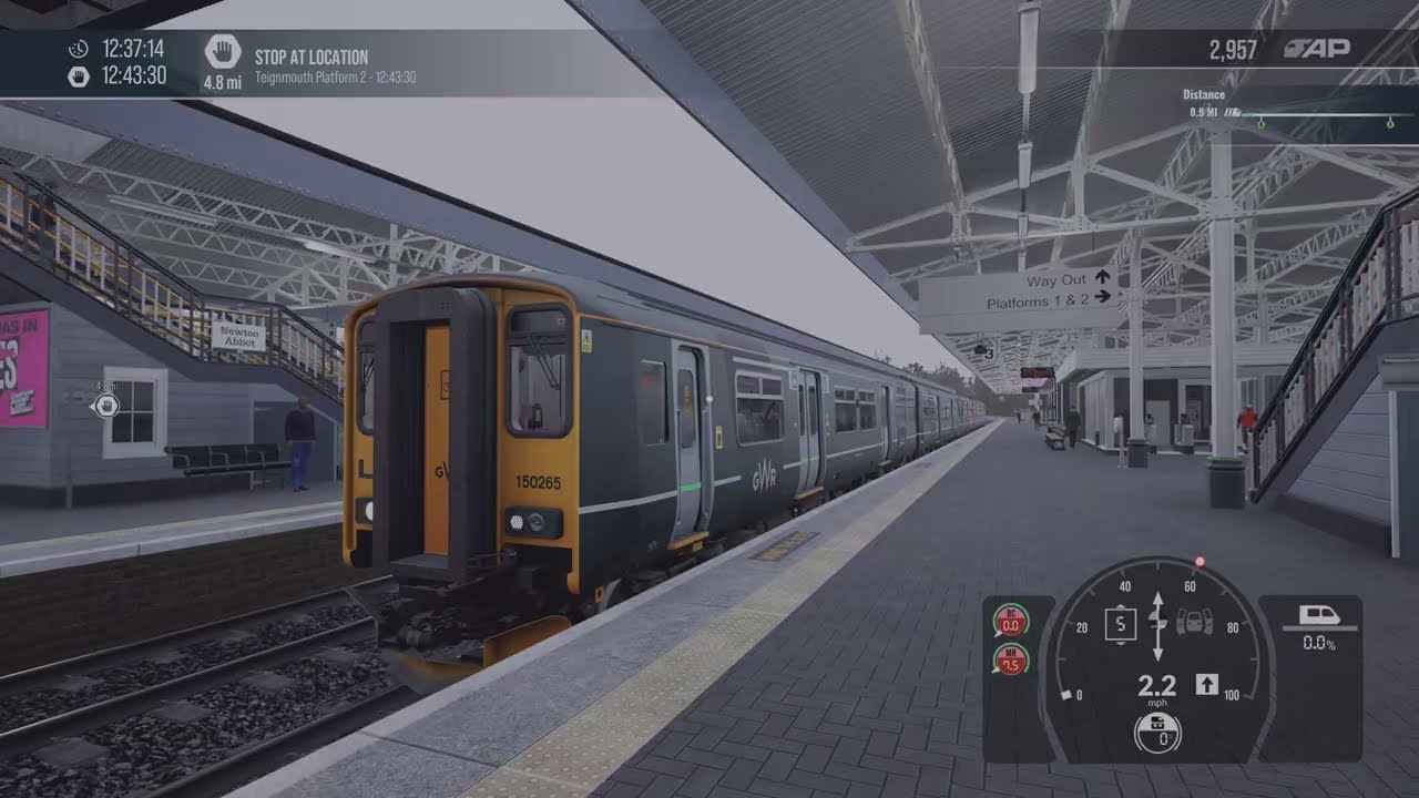 Train Sim World 6: Great Western Railway 150265 & 150233 on 2F16 Paignton to Exmouth.