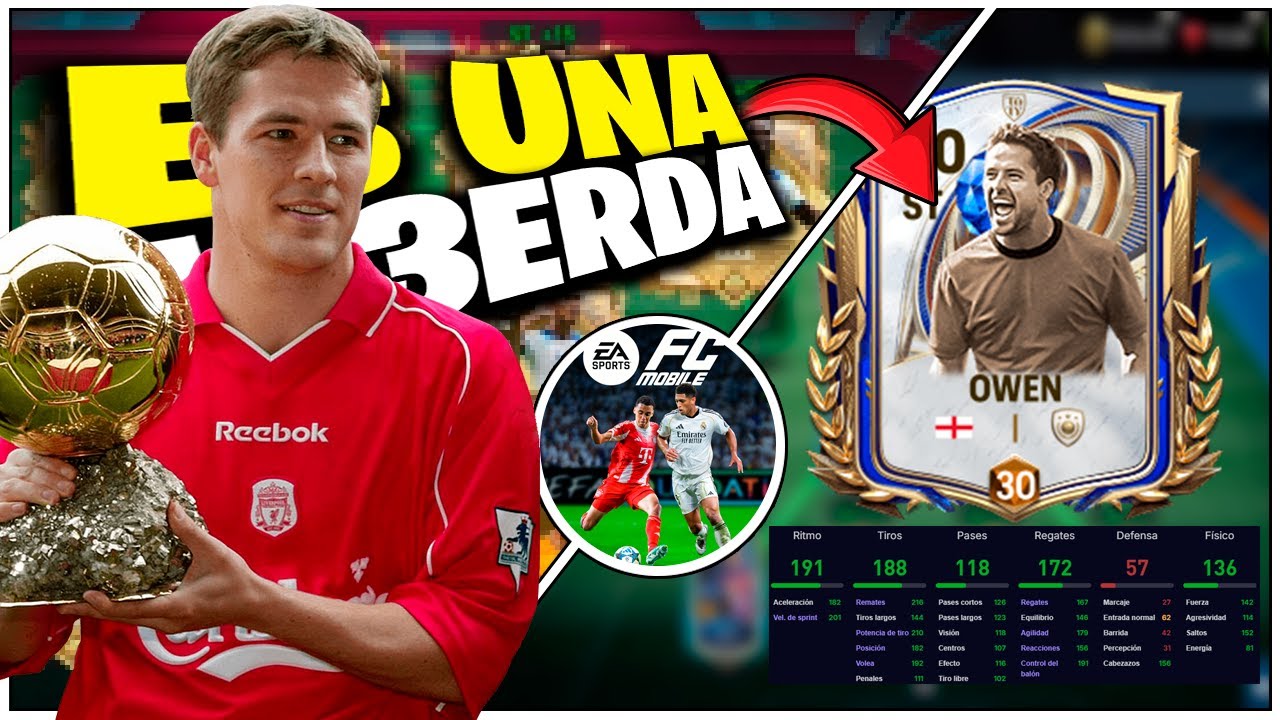 💀 Este Michael Owen UTOTY es DEMASIADO BUENO para FC MOBILE