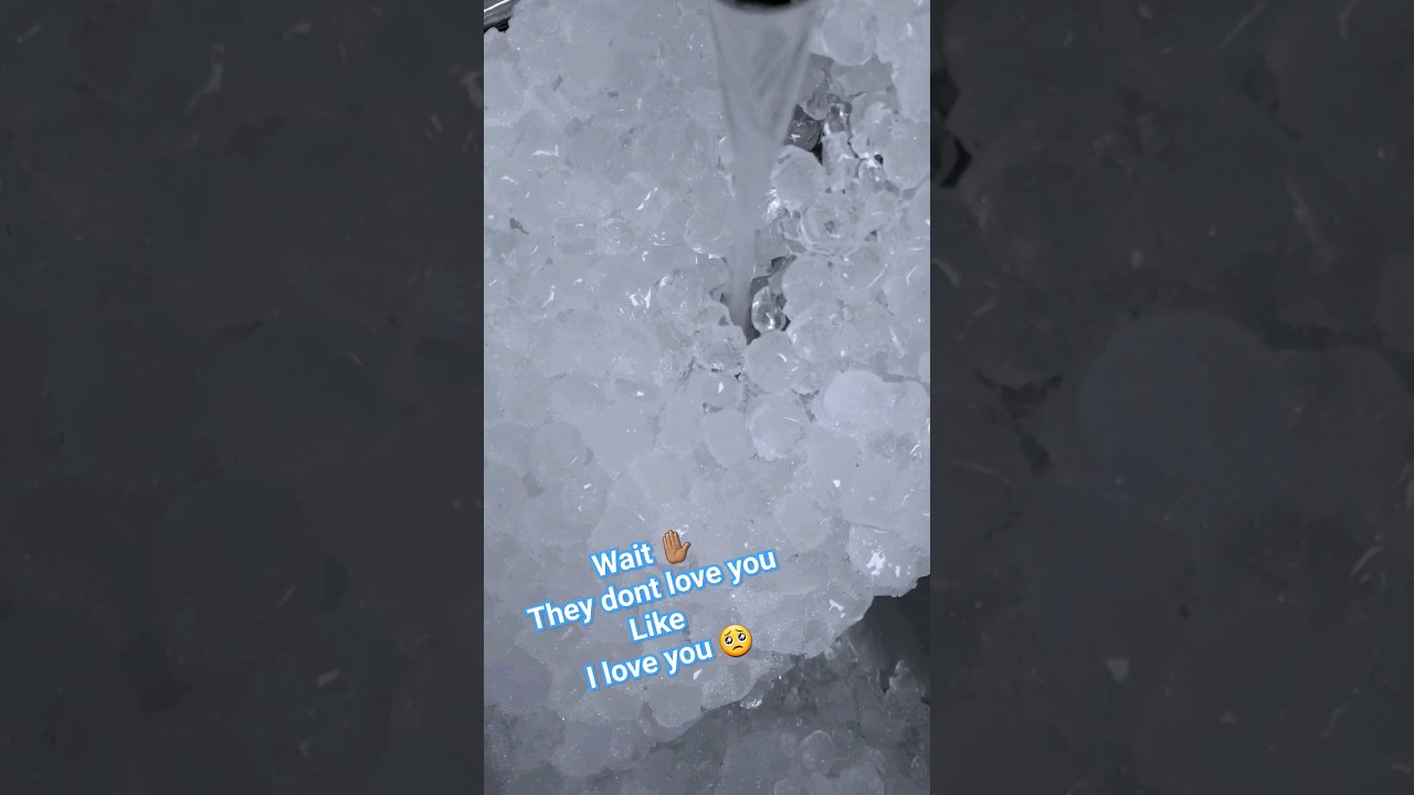 Crunchy Chewy Nugget Ice 🧊 Melting Freezer Frost
