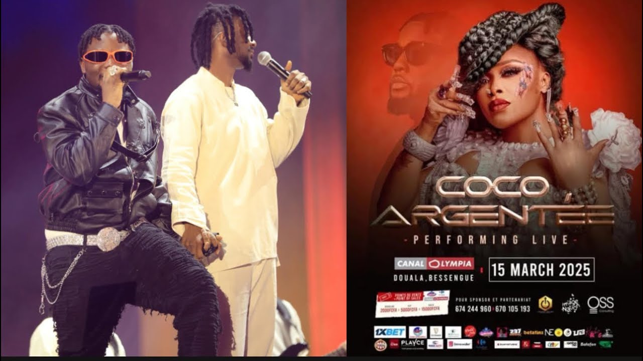 concert KOCEE : prestation de l'artiste avec Ks Bloom , Coco Argentée et Daphne