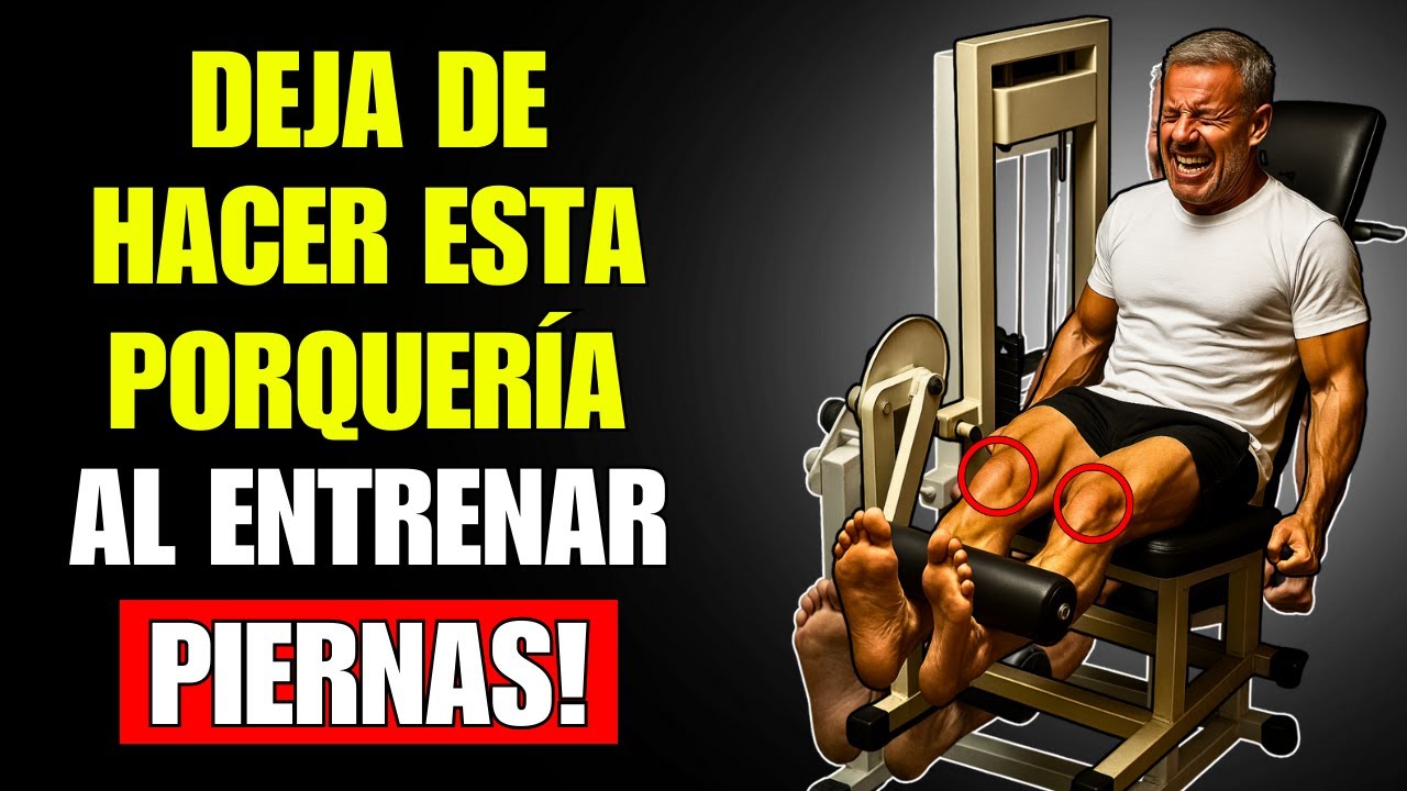NUNCA Hagas Estos 4 EJERCICIOS DE PIERNA (Cambialos Por Estos Otros)