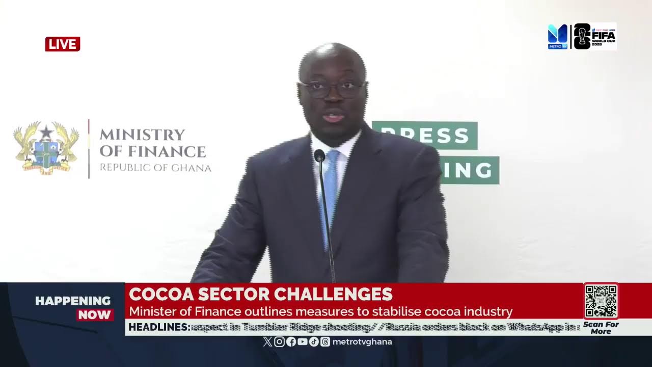 COCOA SECTOR CHALLENGES: MINISTRY OF FINANCE PRESS BRIEFING || FEBRUARY 12, 2026