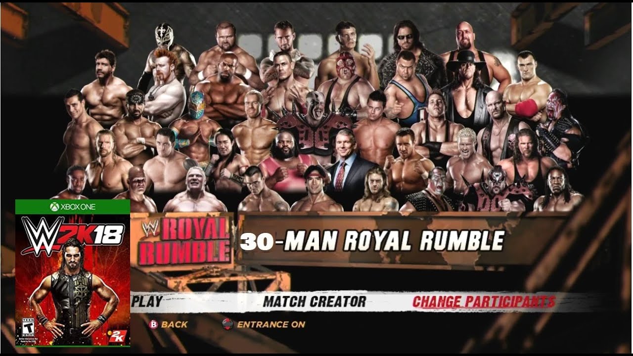 WWE 2K18 | 30-man Royal Rumble | 161
