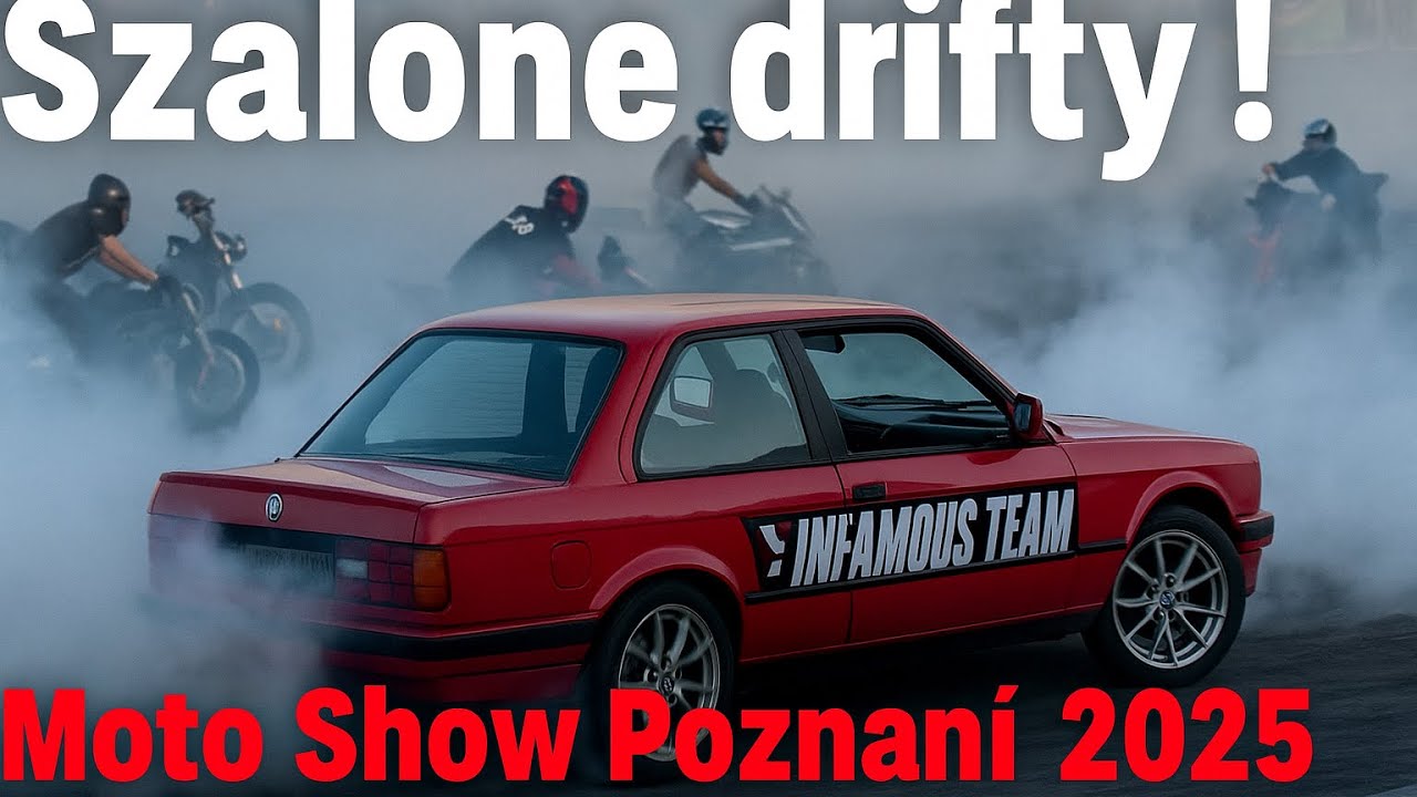 Szalone drifty na Moto Show Poznań 2025!