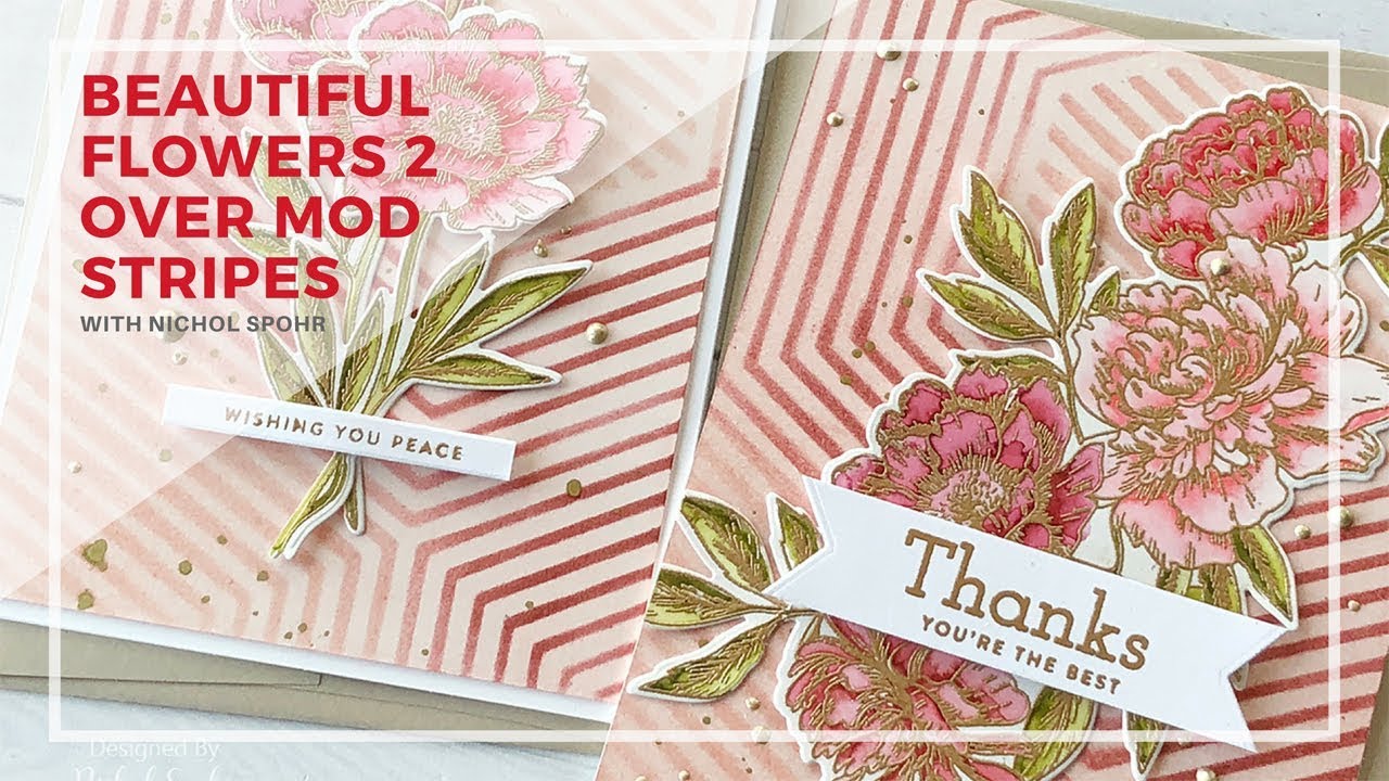 Simon Says Stamp STAMPtember | Beautiful Flowers 2 Cards