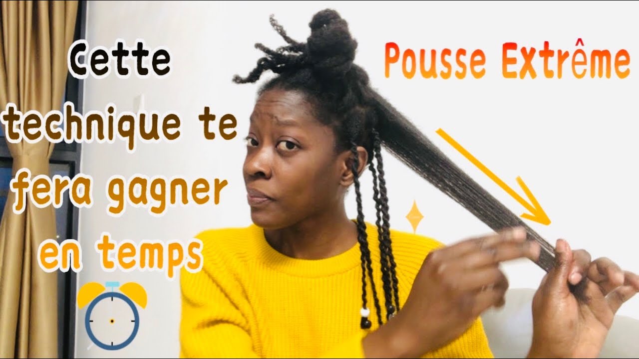 COMMENT RETENIR DE LA LONGUEUR RAPIDEMENT SUR CHEVEUX NATURELS CRÉPUS…