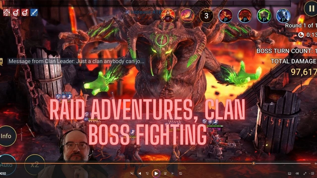 Clan Boss and live stream later