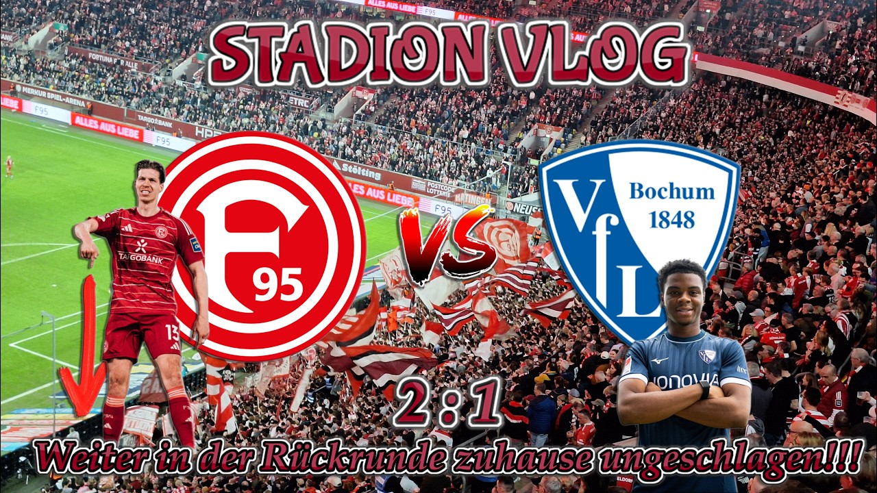 WICHTIGE 3 PUNKTE ODER DOCH MEHR?🤔| Fortuna Düsseldorf vs VfL Bochum | VLOG & Highlights Spieltag 24