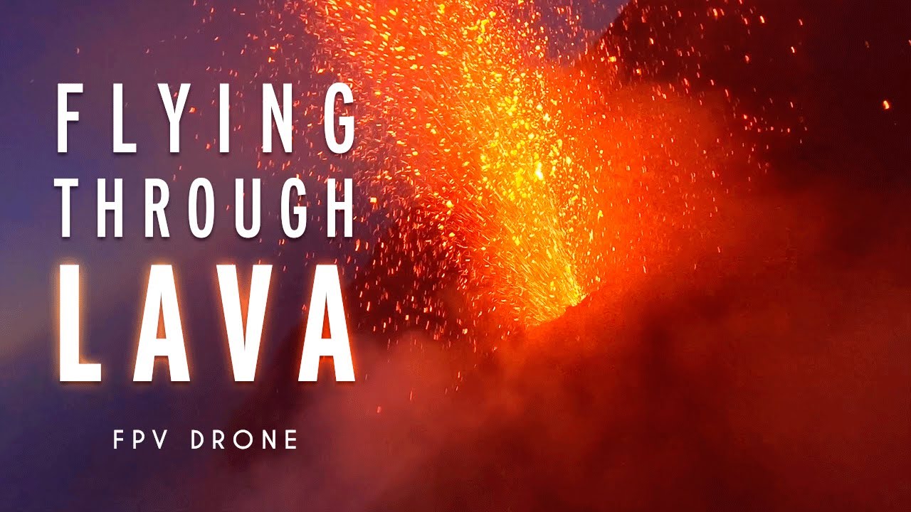 Stromboli VOLCANO Eruption! -  Flying through LAVA with a Drone - FPV Cinematic