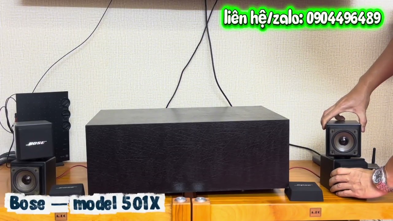 BỘ ÂM THANH BOSE model: 501x sản xuất mỹ phân phối thị trường nhật bản thập niên 80 