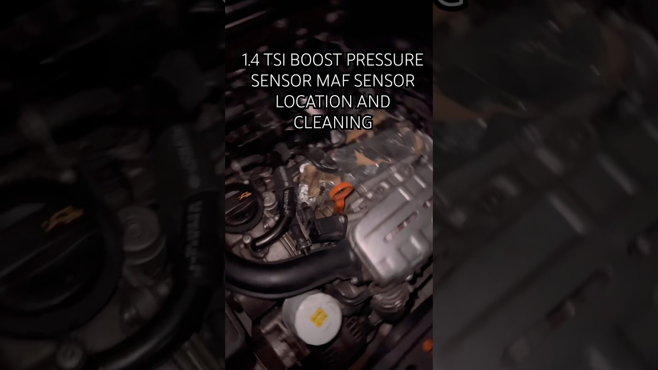 1.4 TSI BOOST PRESSURE SENSOR MAP SENSOR LOCATION AND CLEANING #boost #vw #jetta #tsiengine