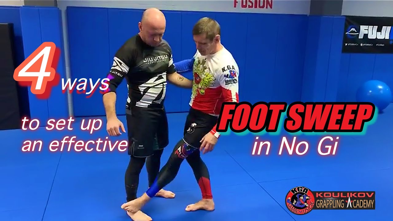 4 foot sweeps in no gi