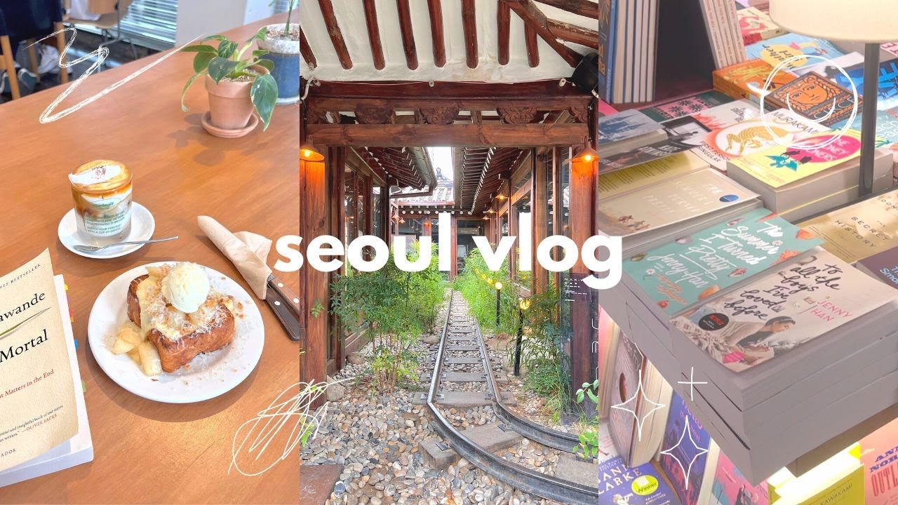 🇰🇷 seoul vlog | ikseondong adventures, book shopping, mangwon cafés & prop shops