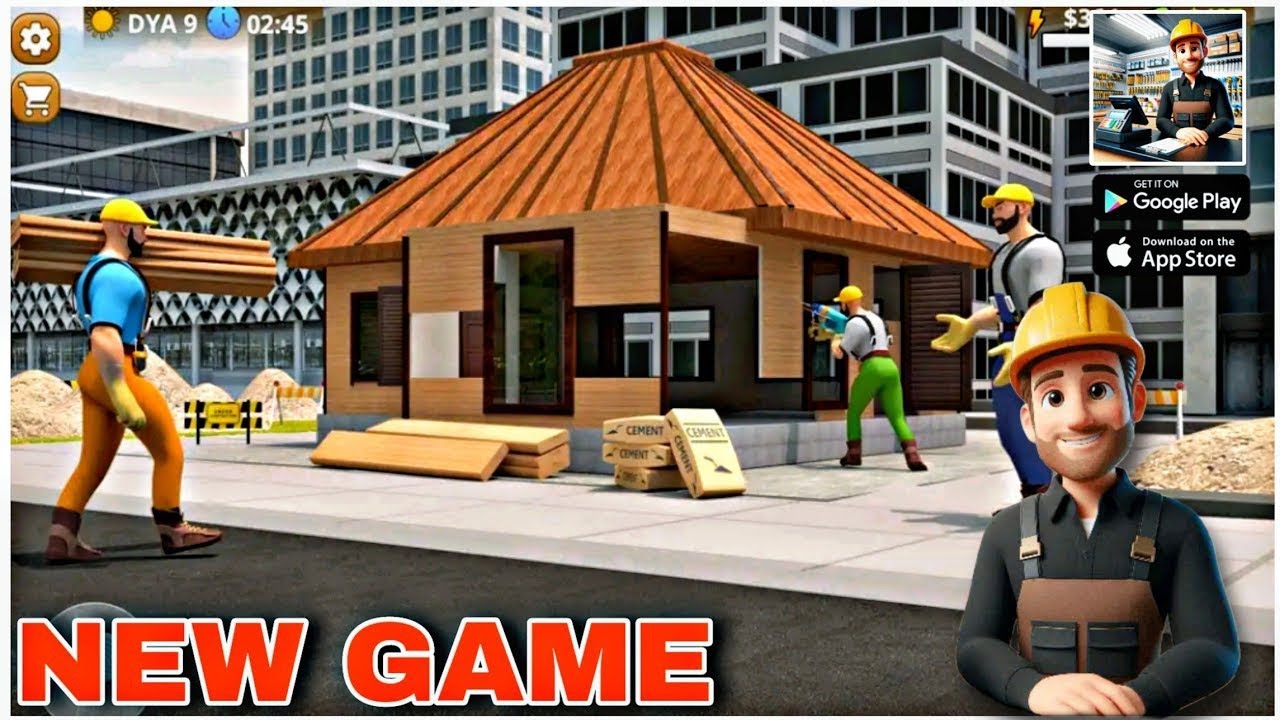  construction supermarket simulator ( Mobile game play) #01