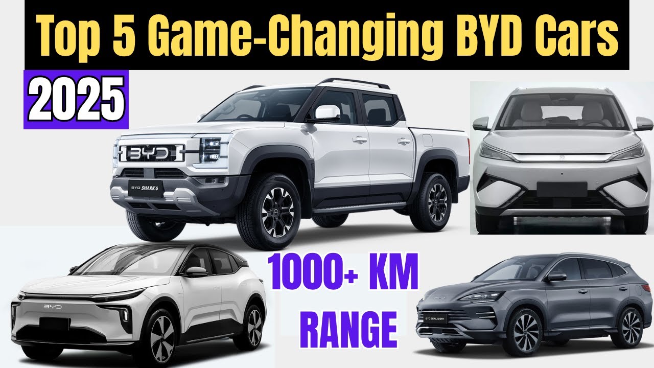 BYD&rsquo;s 2025 Lineup Is INSANE&mdash; These 5 Models Are Game Changers!