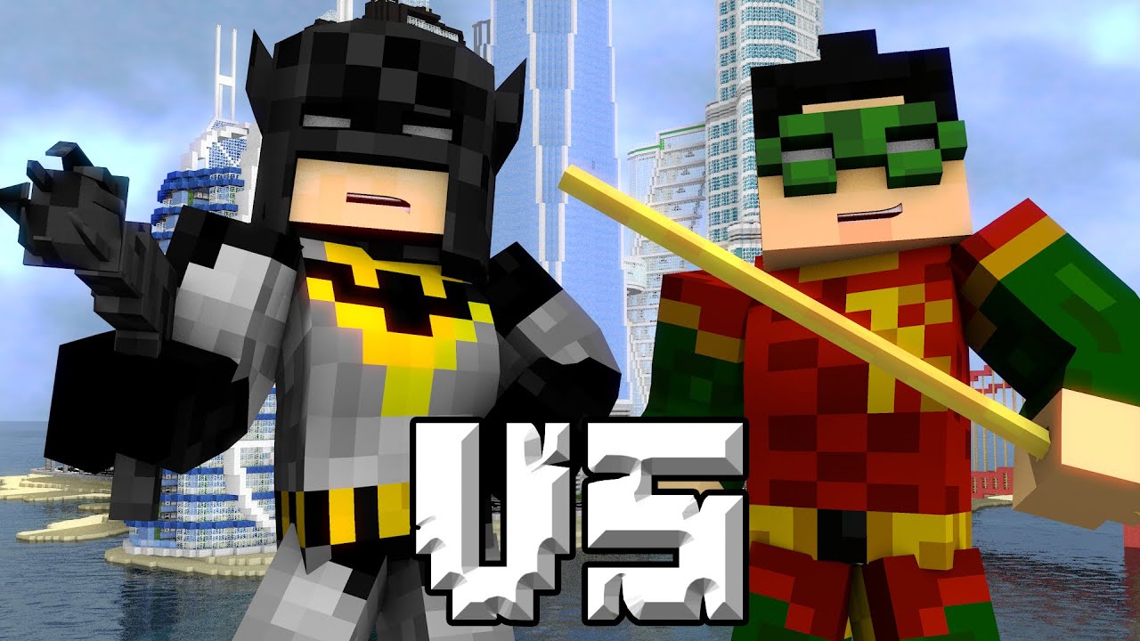 Minecraft | SUPERHERO RUMBLE - Superhero Boxing! (BATMAN VS ROBIN!)