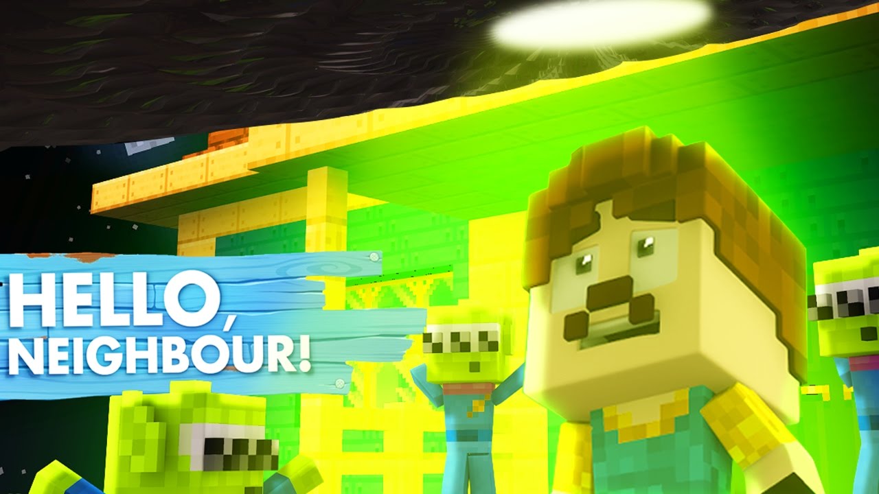 Minecraft Baby Hello Neighbour - THE NEIGHBOUR TEAMS UP WITH ALIENS?!