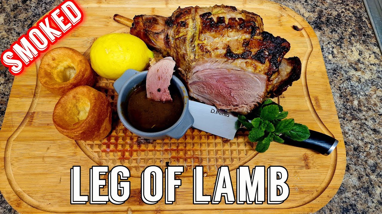 Smoked Leg of Lamb in the Drevos Classic 30