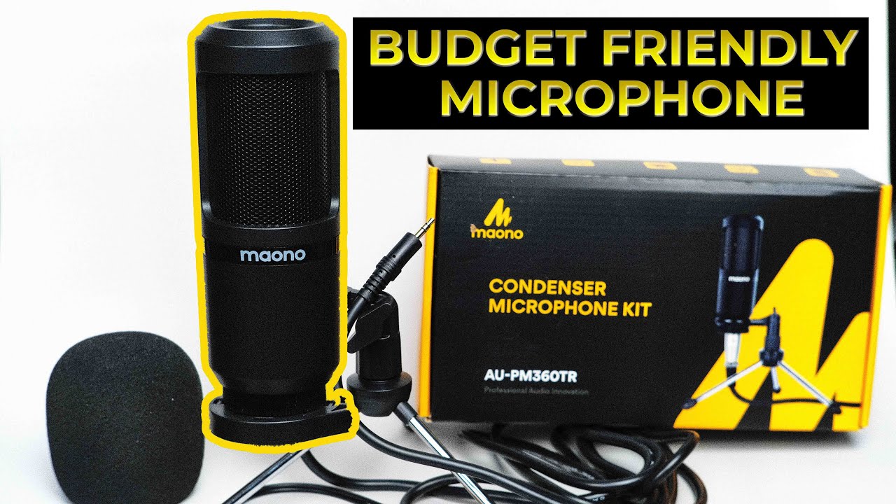 MAONO AU-PM360TR Review | Budget friendly Condenser Microphone