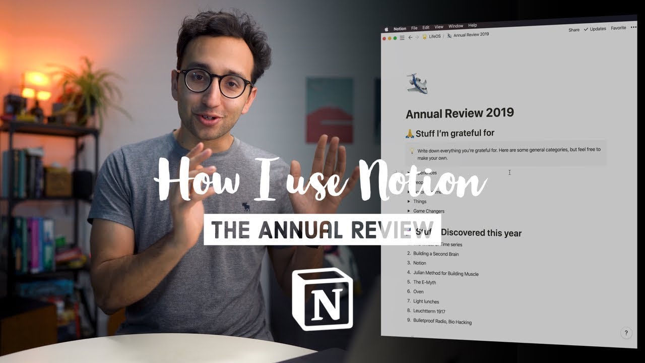 My Annual Review using Notion